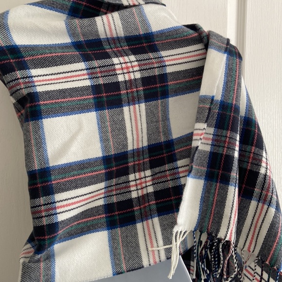 JCrew large rectangular plaid scarf - Picture 6 of 6